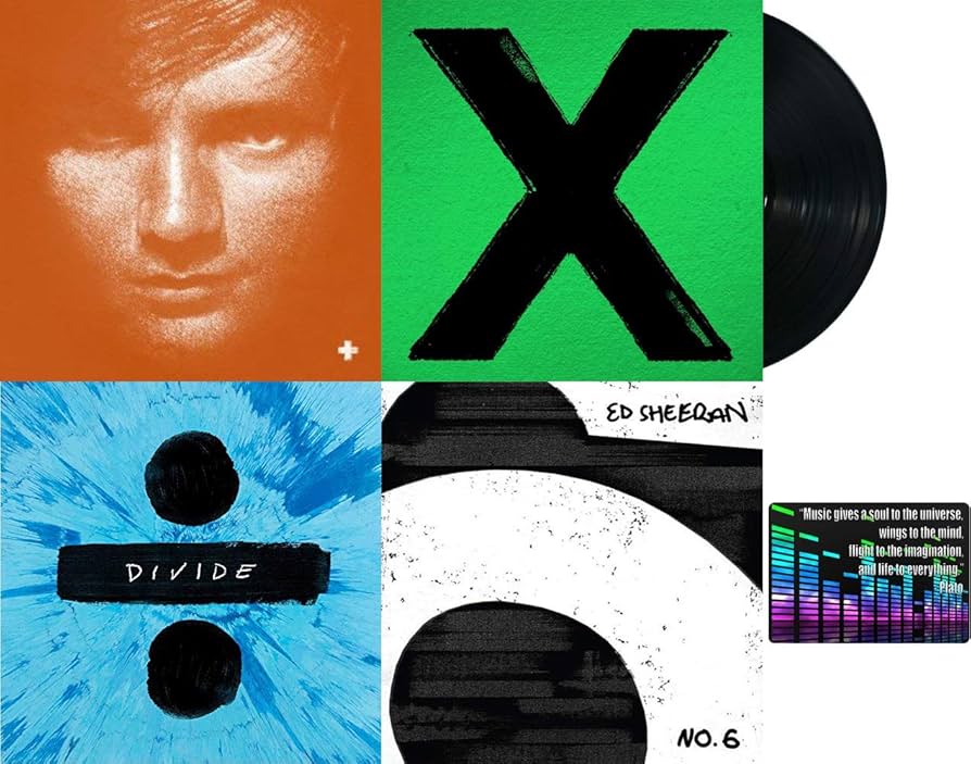 Ed Sheeran: Complete Studio Album Discography Vinyl